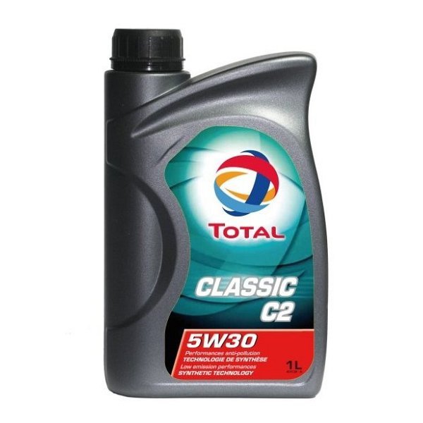 Total classic c2 5W30, 1L, C2 A5/B5 07 synthetische olie voor benzine/diesel