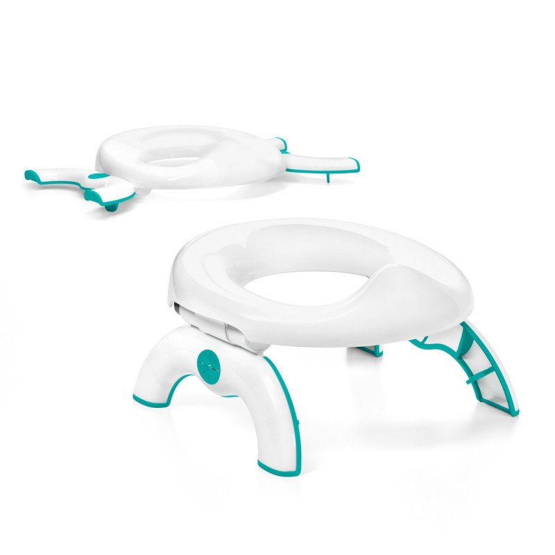 Oxo Tot WC Potje 'on The Go' Opplooibaar Teal - met Opvangzakje