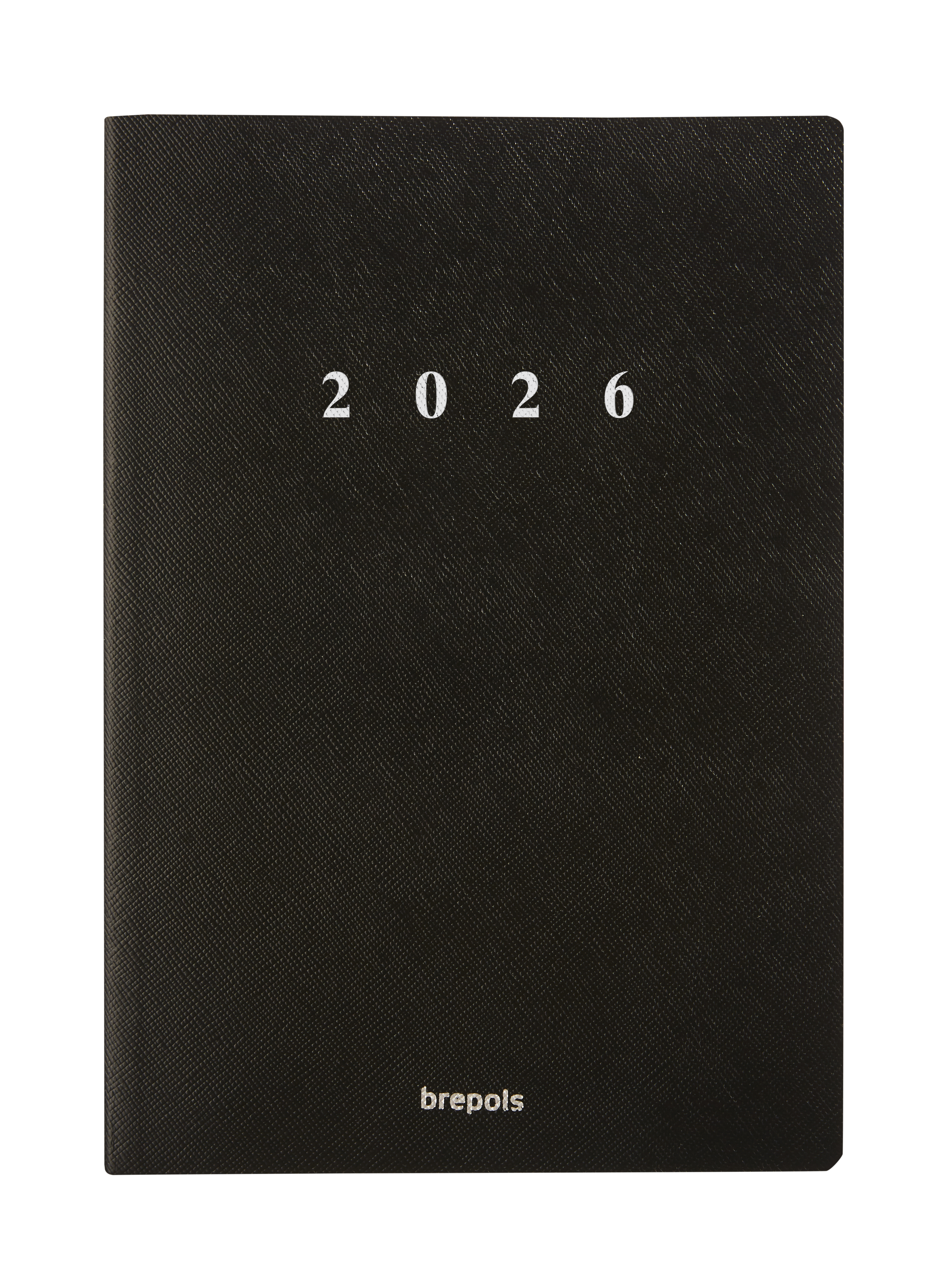 Brepols Agenda 2026 Essential Urban 1week/2pag Zwart 14.8x21 cm