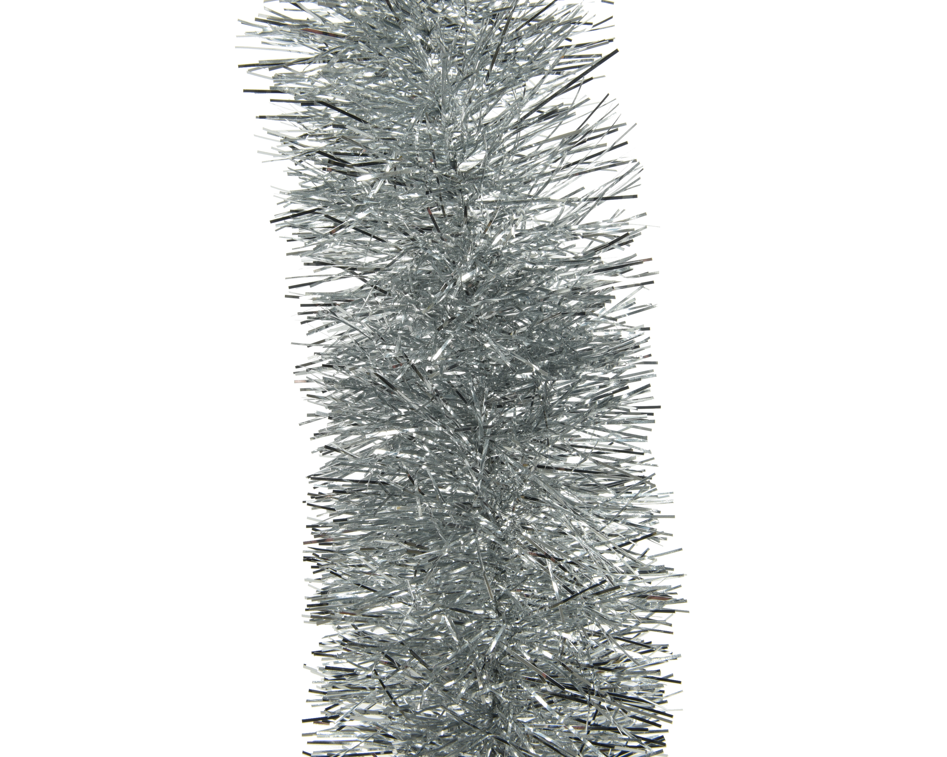 Guirlande Lametta Zilver 10x270 cm - Glanzend