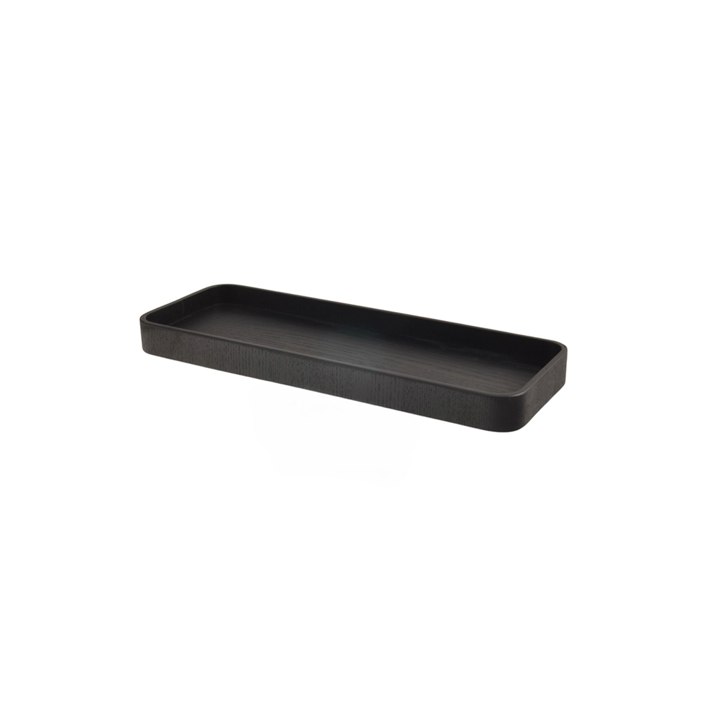 XLBoom Dienblad Serve Black 38x14 cm - Anti-slip