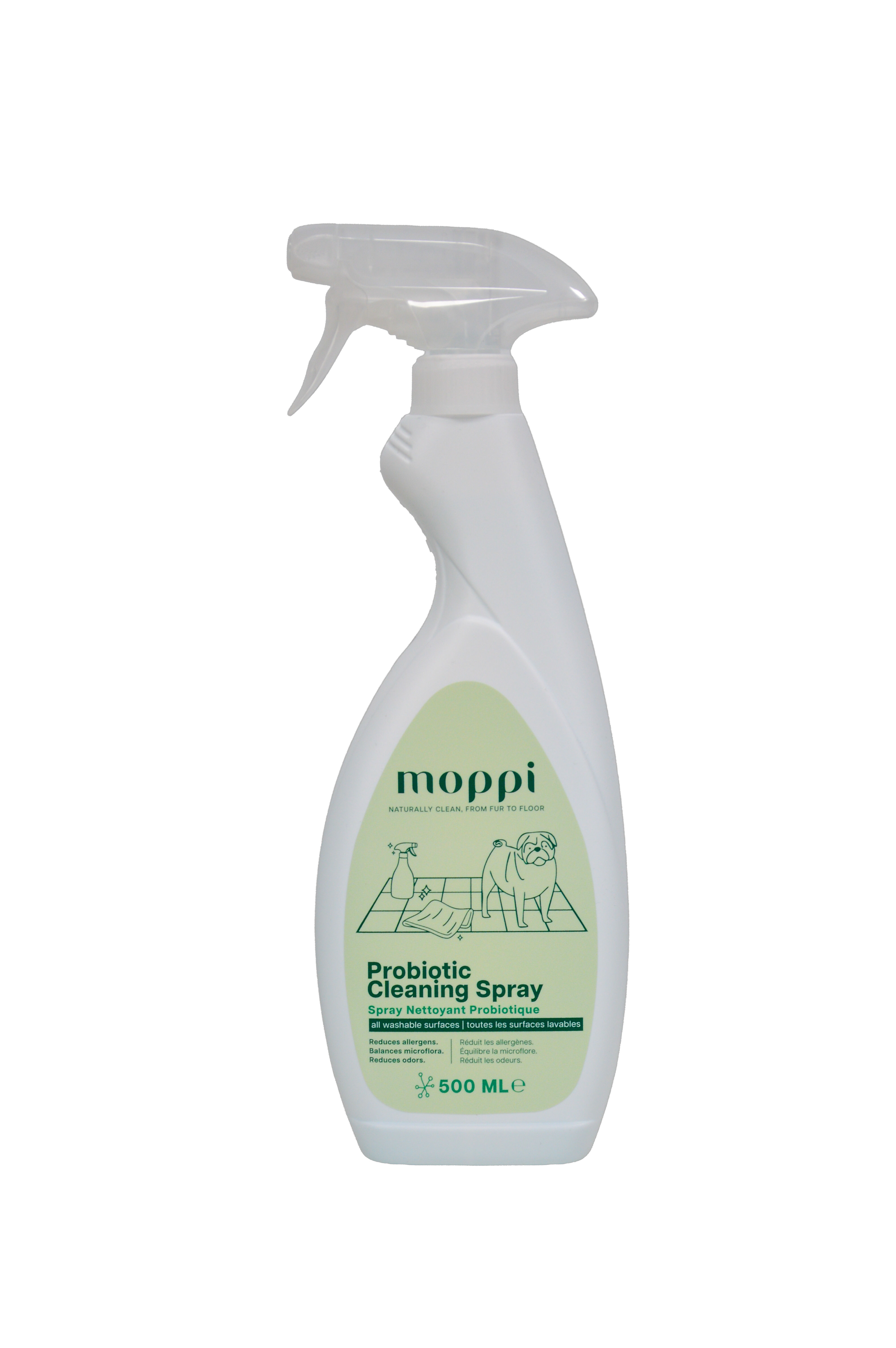 Moppi Reiniger met Probiotica voor Huisdieren 500 ml