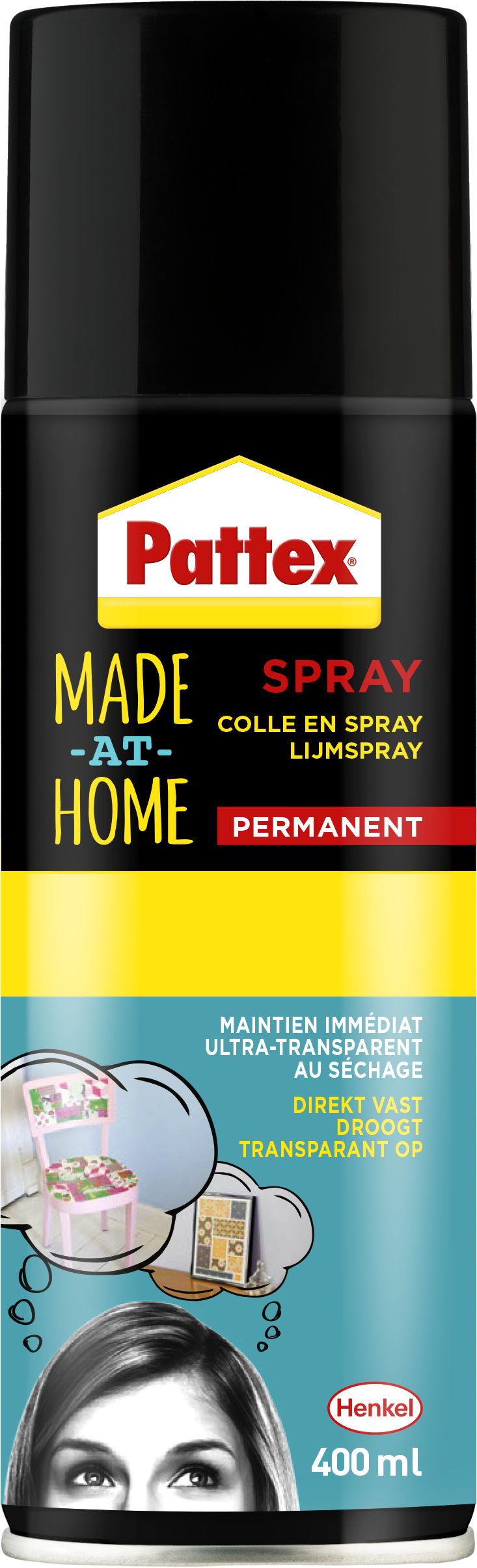 Pattex Power Lijmspray Permanent 400 ml