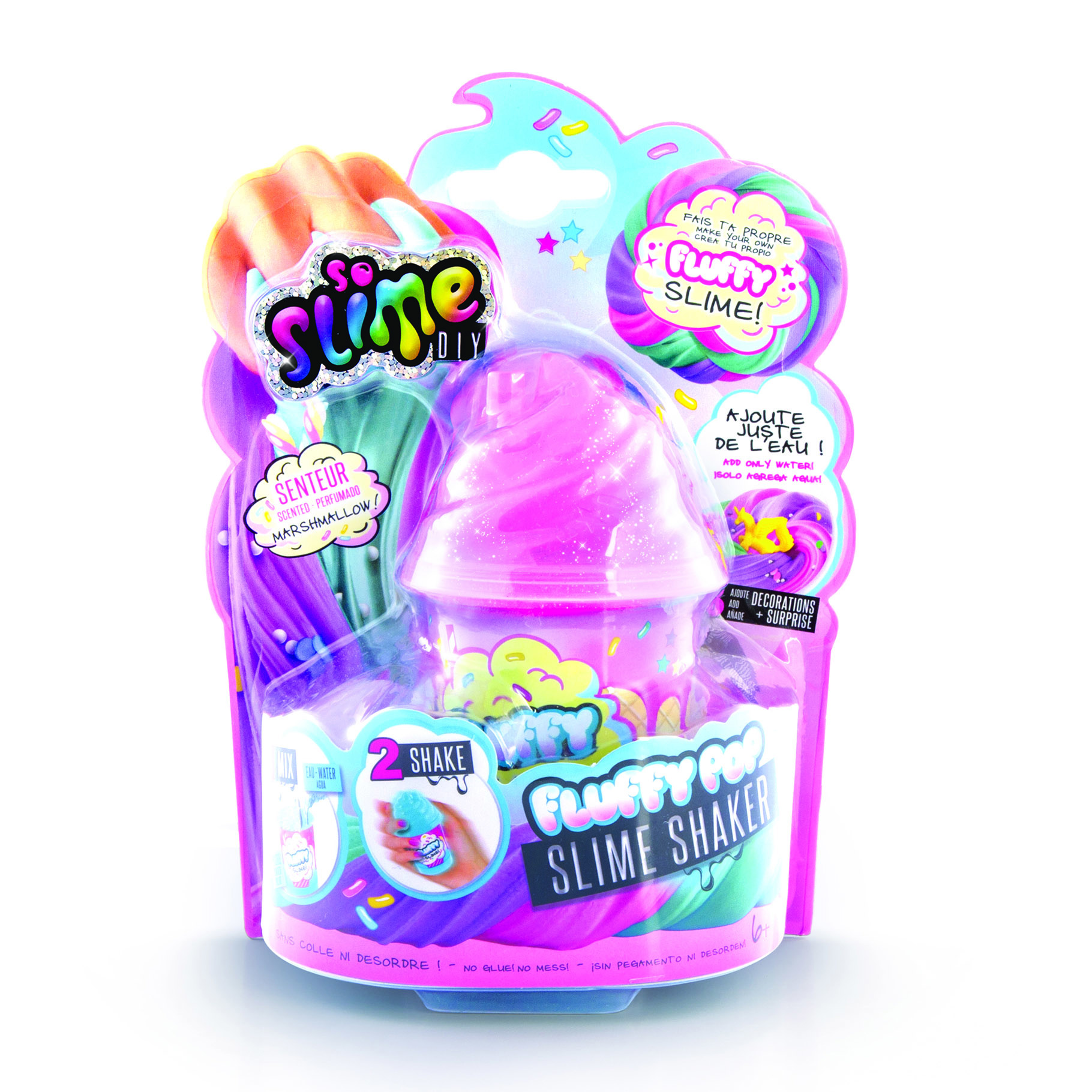 So Slime  fluffy Pop Slime Shaker 3 pack