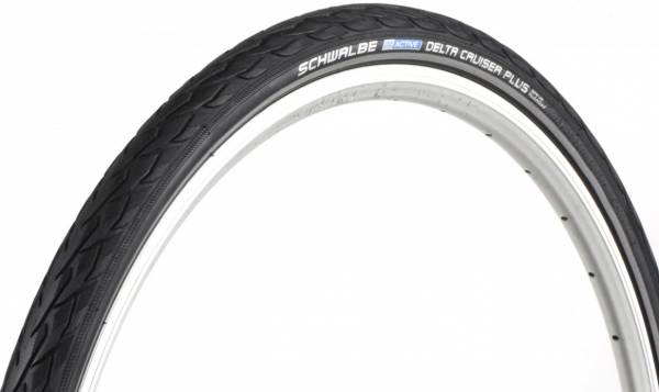 Schwalbe Delta Cruiser Plus Buitenband 28x1.40 37-622 Zwart - met reflectie