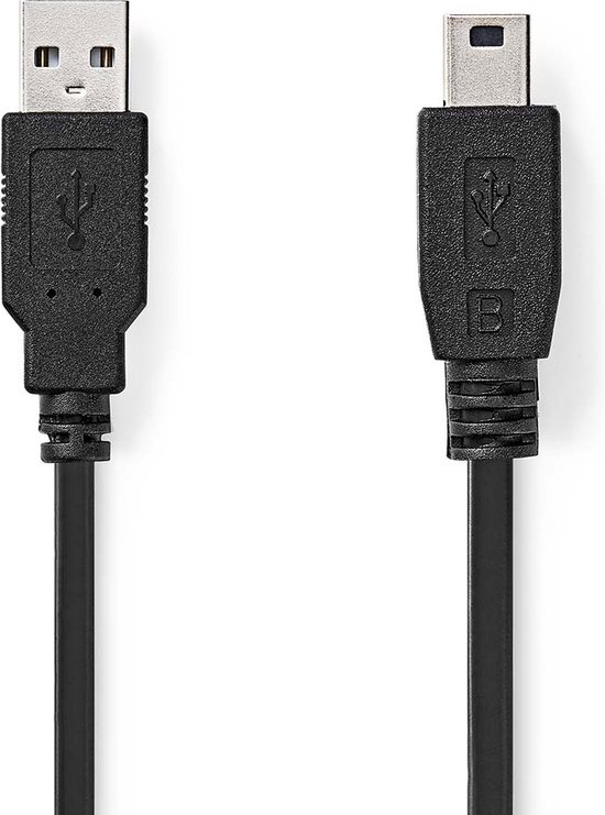 Nedis USB 2.0 CABLE A MALE MINI 5-PIN 5 meter
