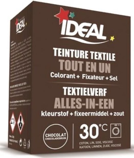 Ideal Textielverf Bruin 350 g Alles in 1 & Protect
