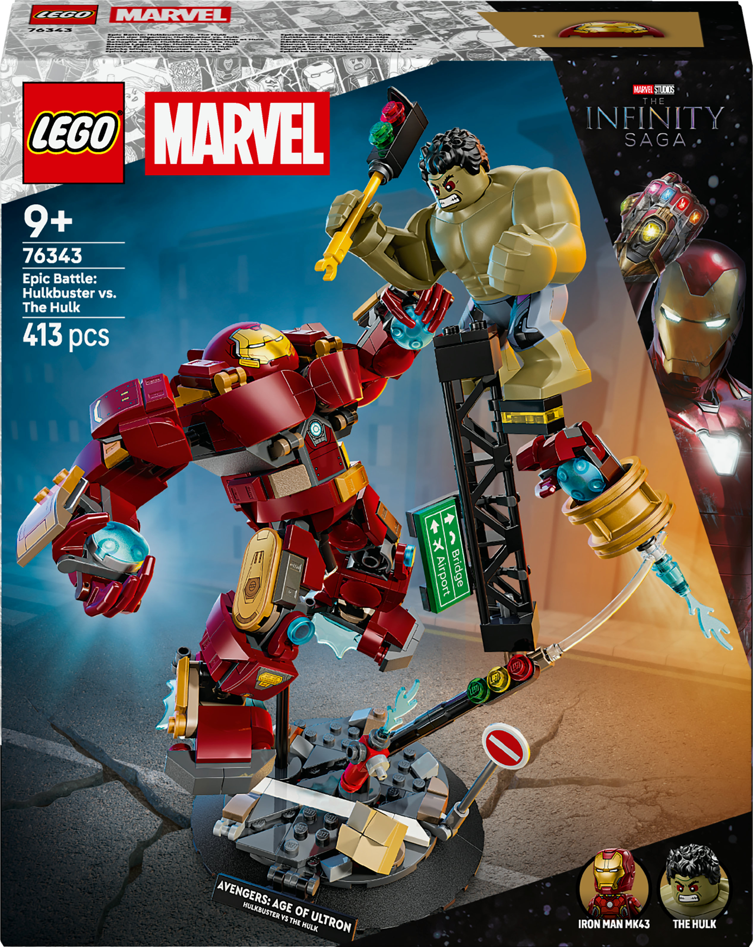 Lego Super Heroes 76343 Ultieme Strijd : Hulkbuster vs. Hulk