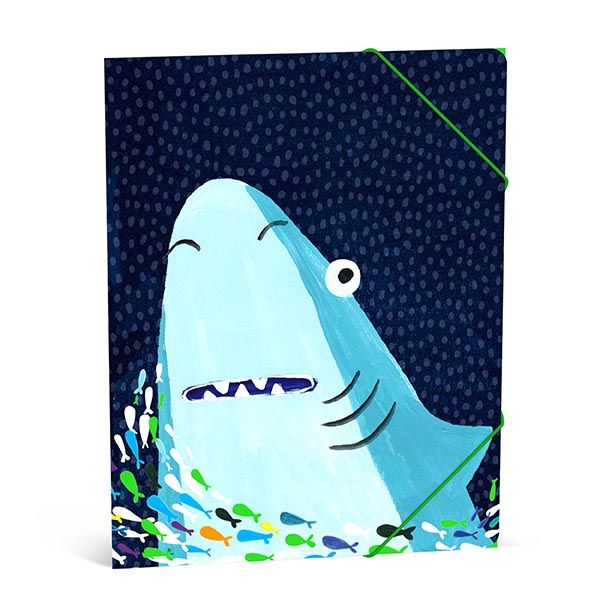 Paper Salad Elastomap A4 Shark