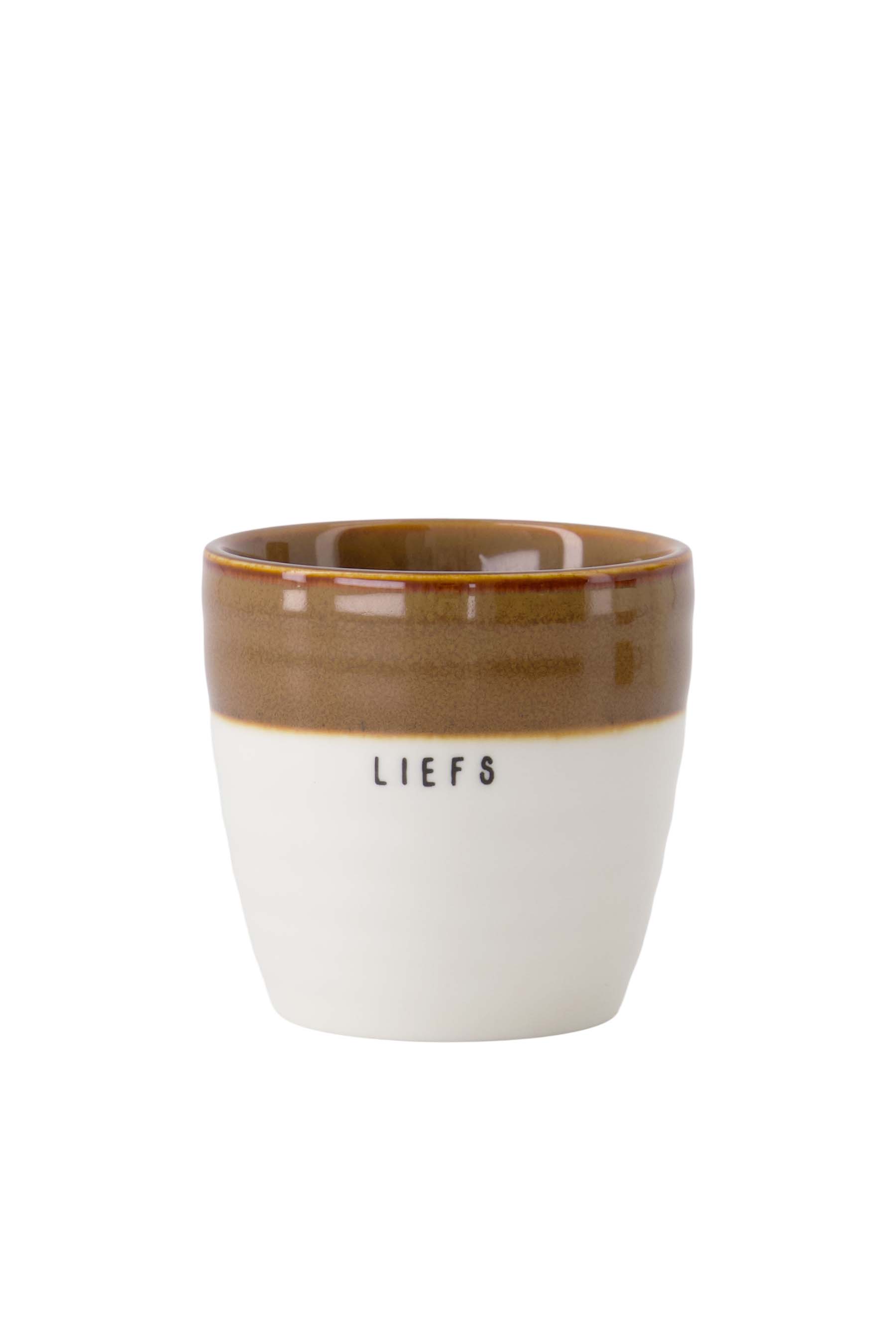 Zusss Espressomok Liefs Keramiek 6x6.5 cm