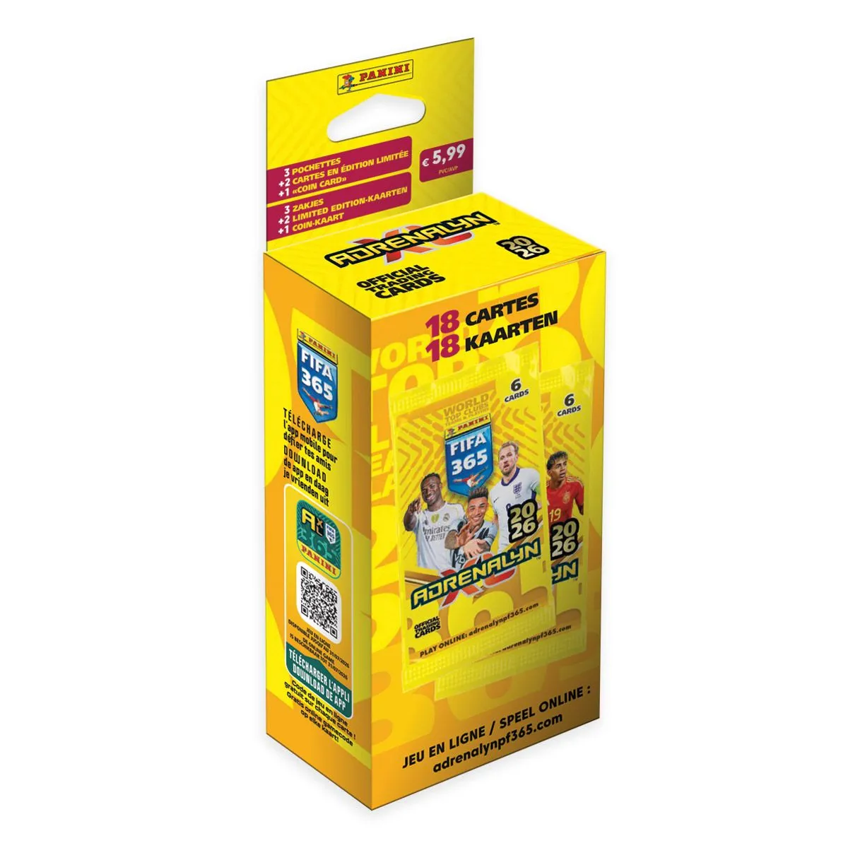 Panini Trading Cards Adrenalyn XL Fifa 2026 Blister 18 stuks
