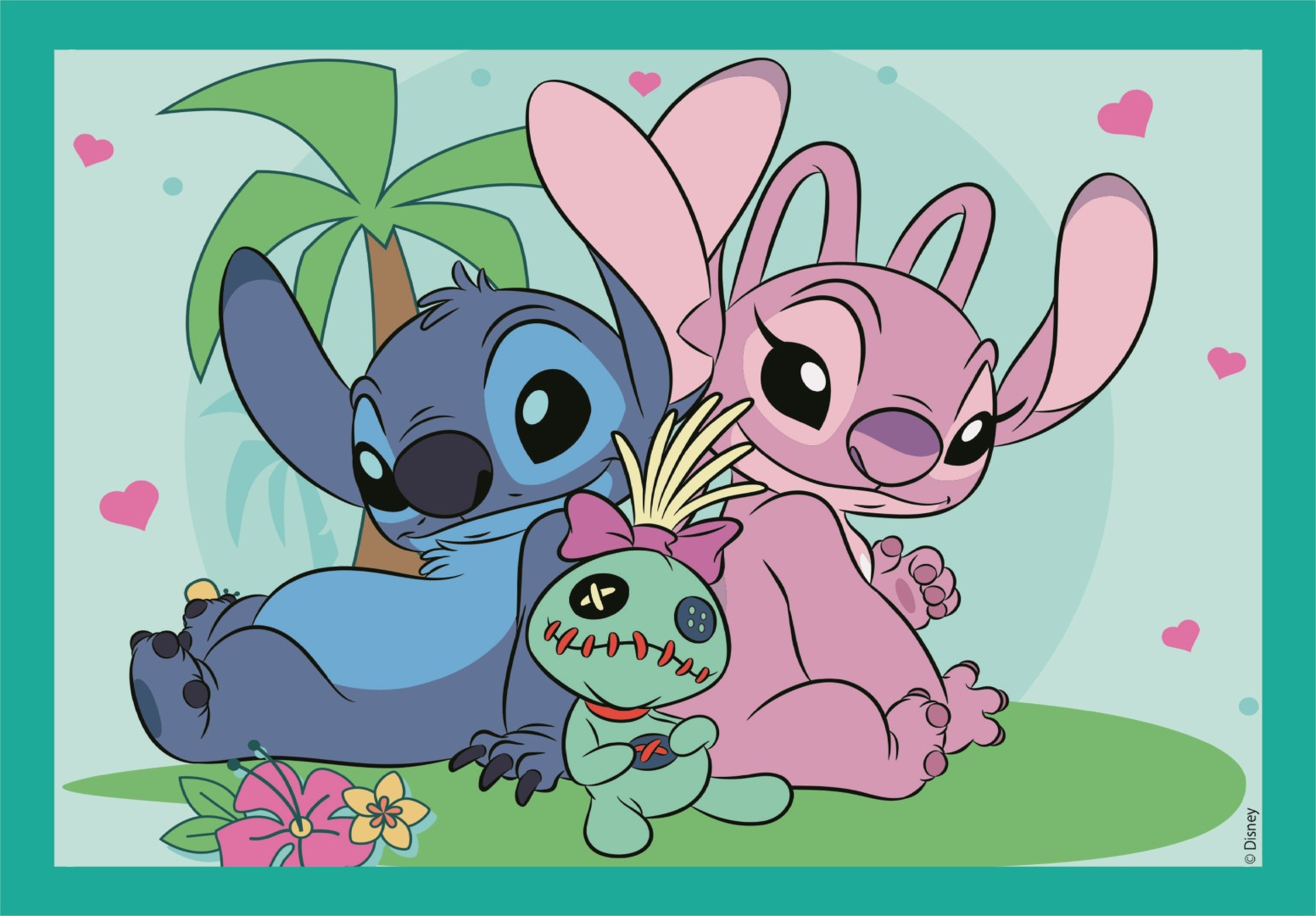 Clementoni Disney Stitch Puzzel 4 in 1
