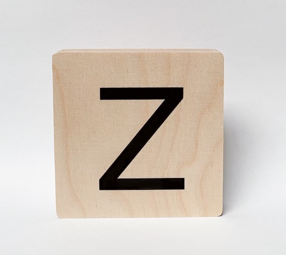 Minimou Letter Hout Z 18 Mm