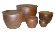 Bloempot  Traditionele Oven Brown Pot Diam 50 x H 36 CM