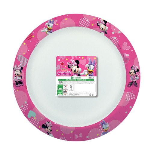 Minnie Bord 24 cm Happy Helpers 8 stuks