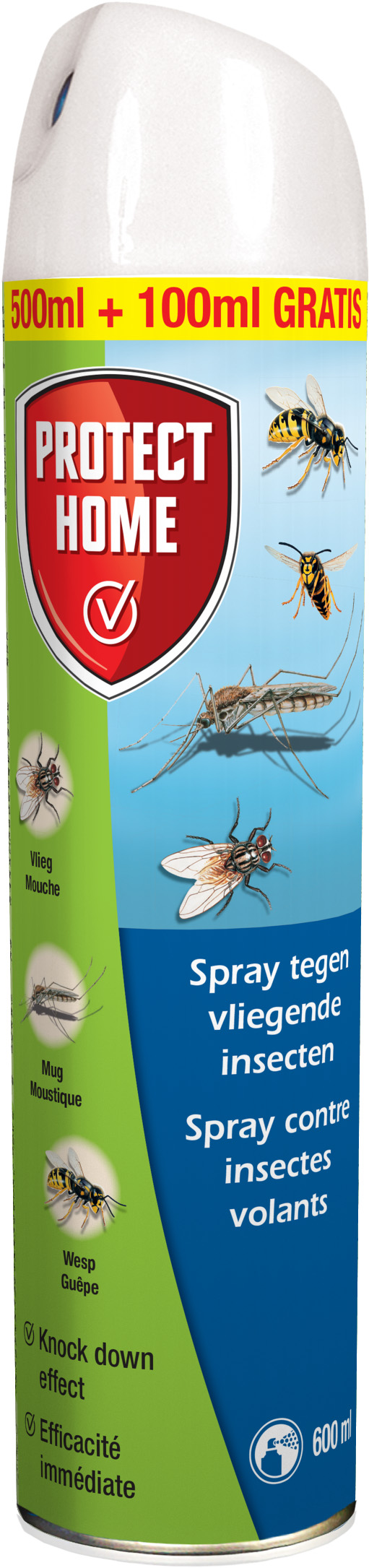 Protect Home Spray Vliegende Insecten 500ml + 100ml Gratis