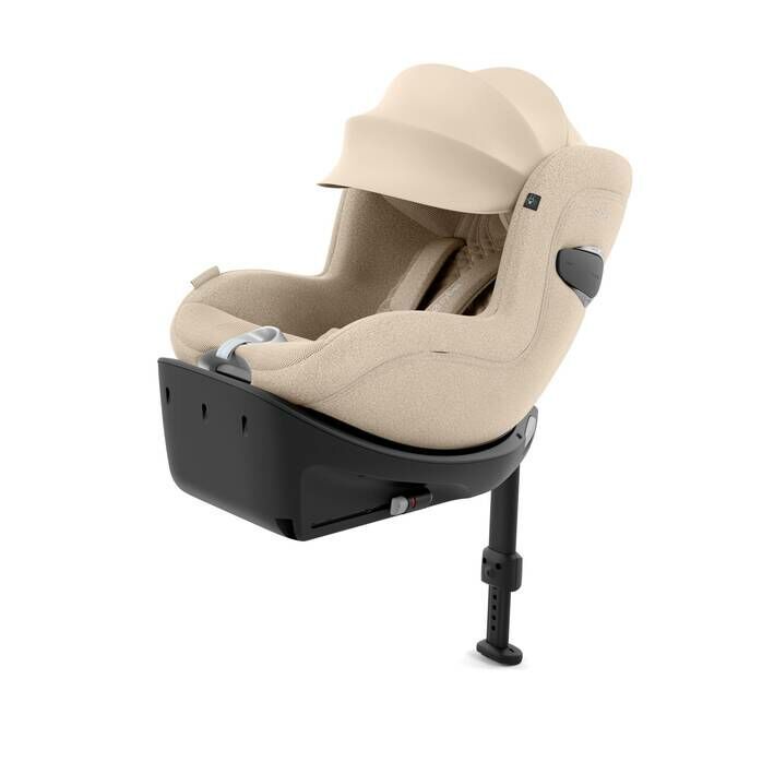 Cybex Autostoel Sirona TI Plus inclusief Base en Verkleinkussen 0-105 cm – Cozy Beige