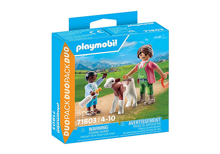 Playmobil DuoPacks 71803 Boer met kalf