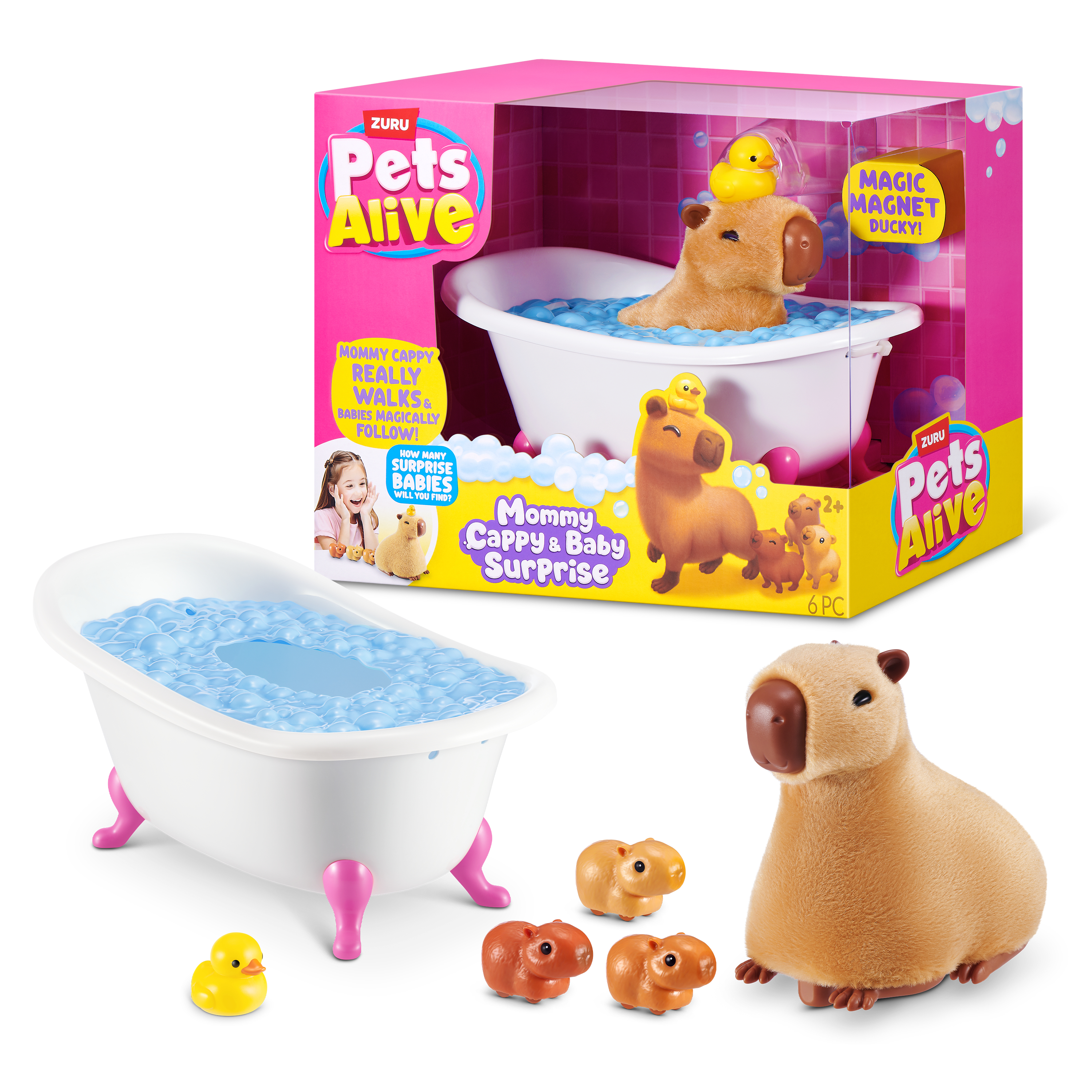 Pets Alive Mommy & Baby Surprse, Mommy Capybara & Baby