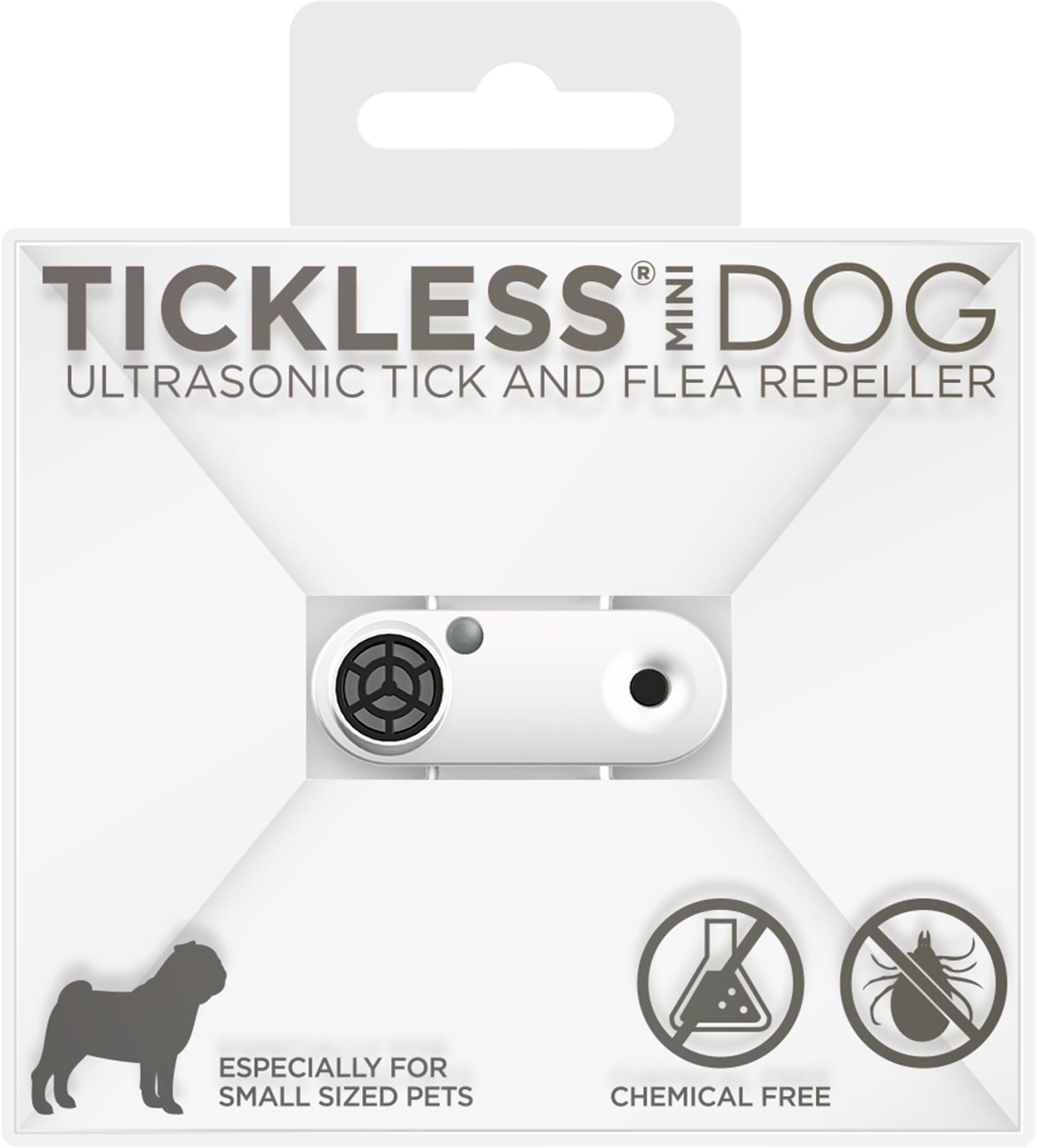 Protect One Tickless Mini Dog Wit tegen Teken en Vlooien