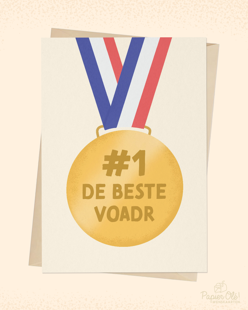 Papier Olé West-Vlaamse Wenskaart - #1 - De Beste Voadr