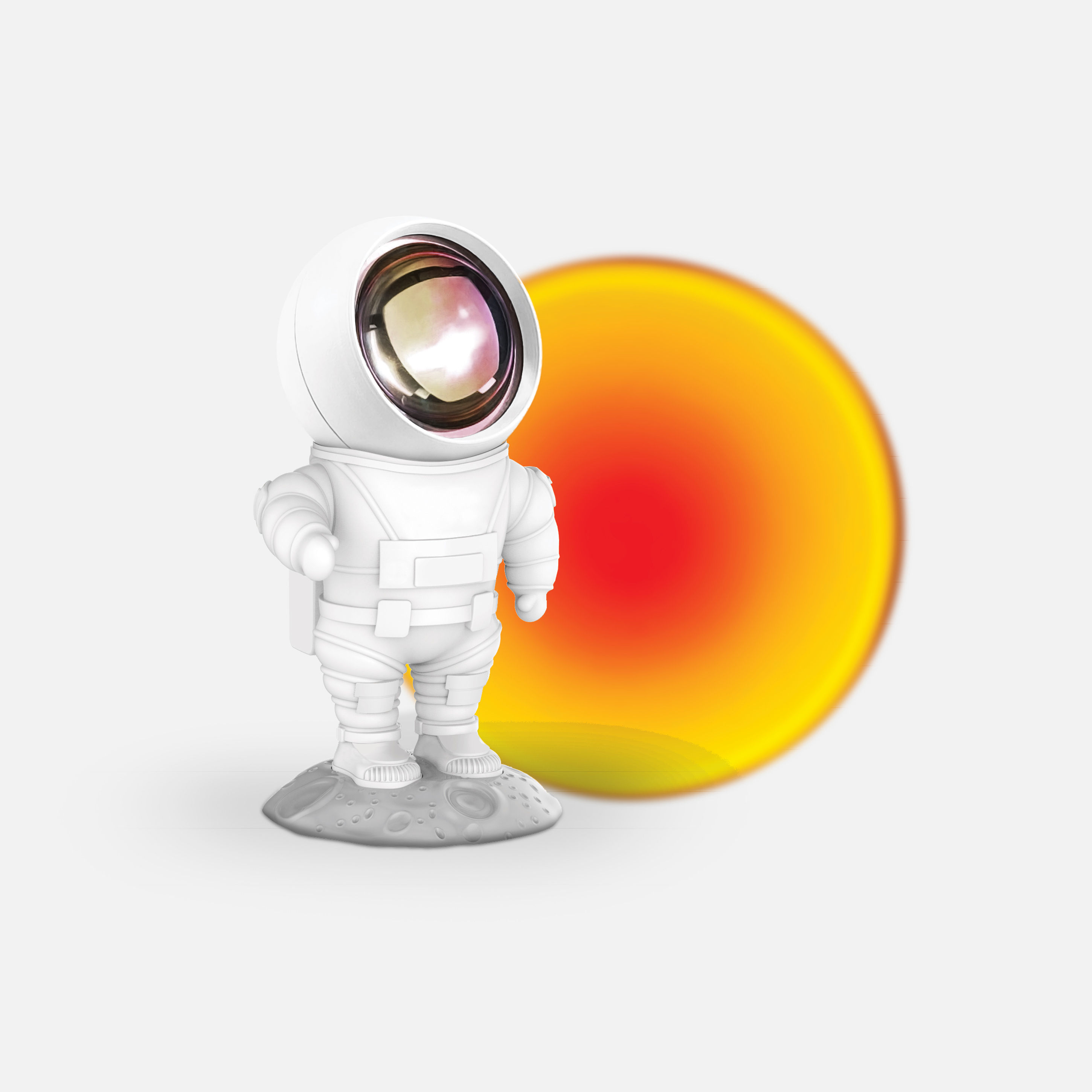 MOB Astrolight Projector Oranje