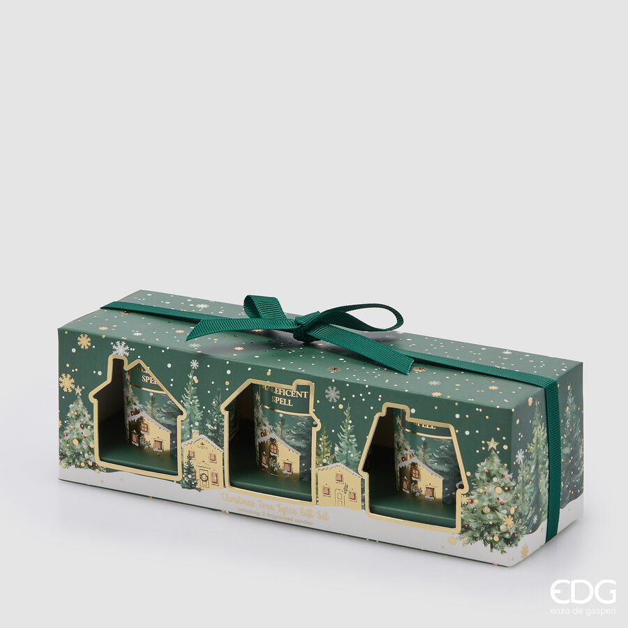 EDG Geurkaars Noel Cardamom Snaps 3 stuks - 5x6 cm