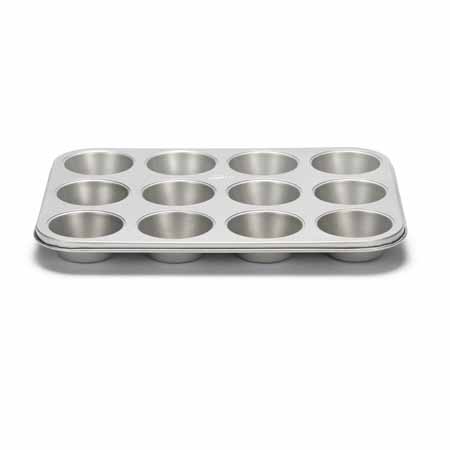 Patisse Bakplaat Muffin Silver-Top voor 12 stuks