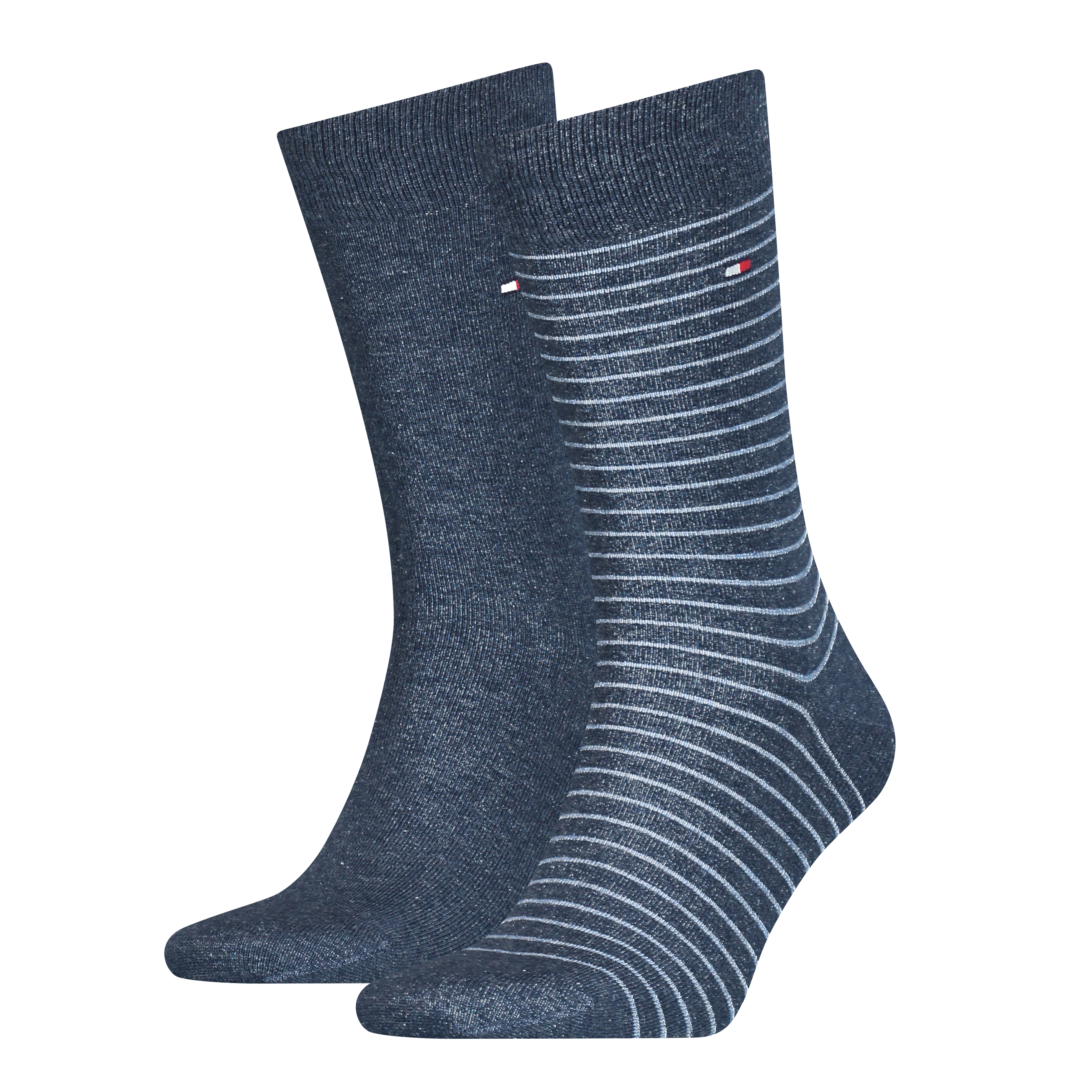 Tommy Hilfiger Sokken Heren Gestreept 2 paar Jeans - maat 39-42