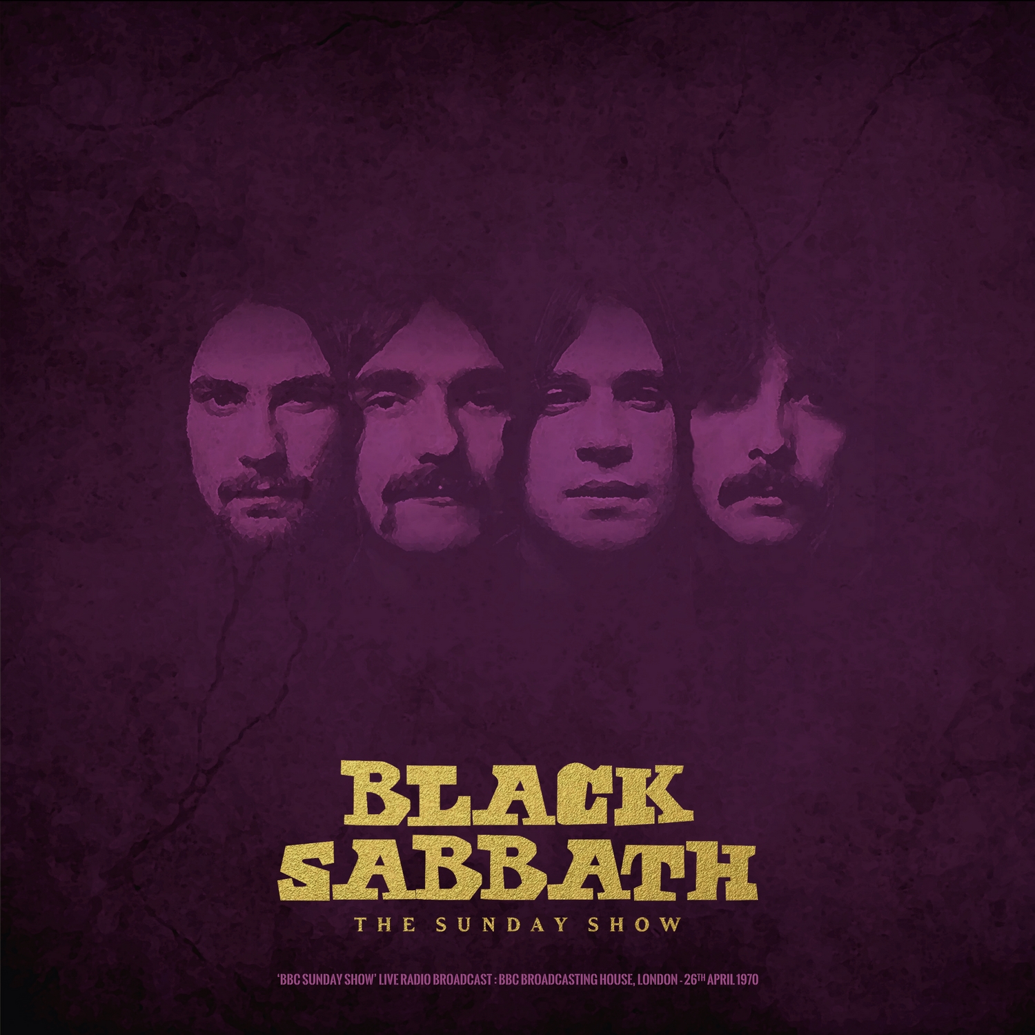 Black Sabbath - The Sunday Show LP Yellow Coloured Vinyl - Live Radio BC