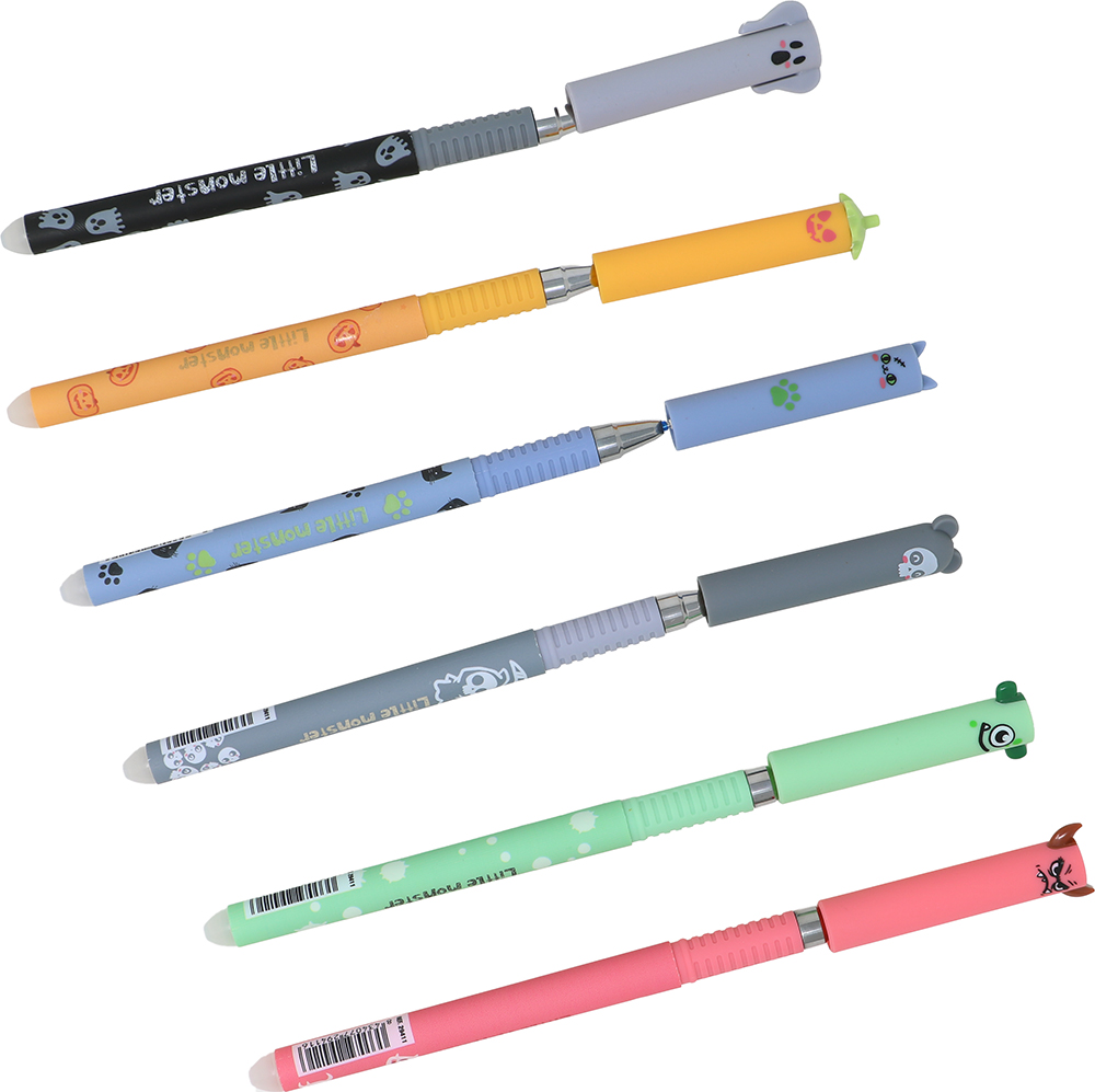Balpen Little Monsters - Multicolor - assorti - prijs per stuk