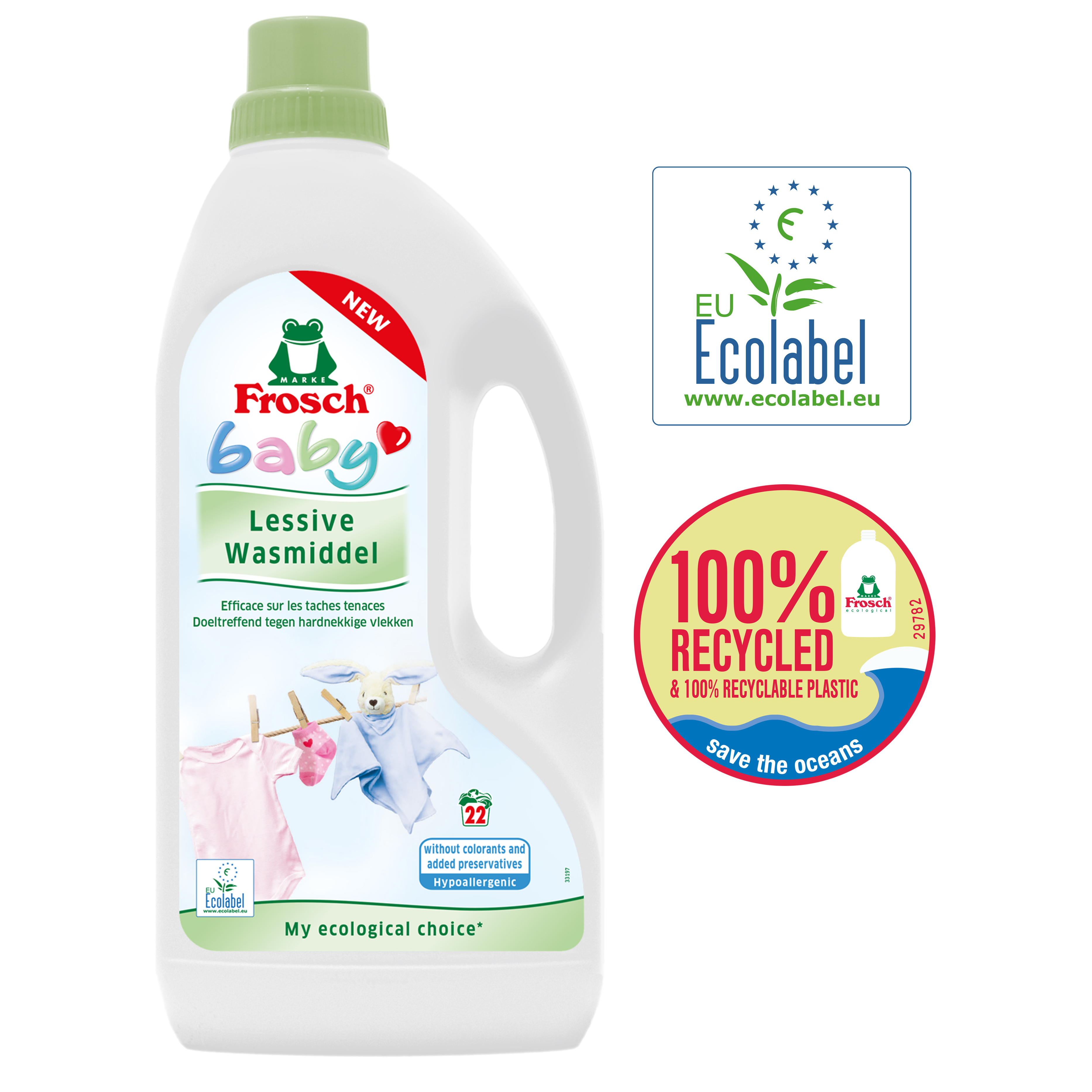 Frosch Wasmiddel Baby 1,5 l Ecolabel