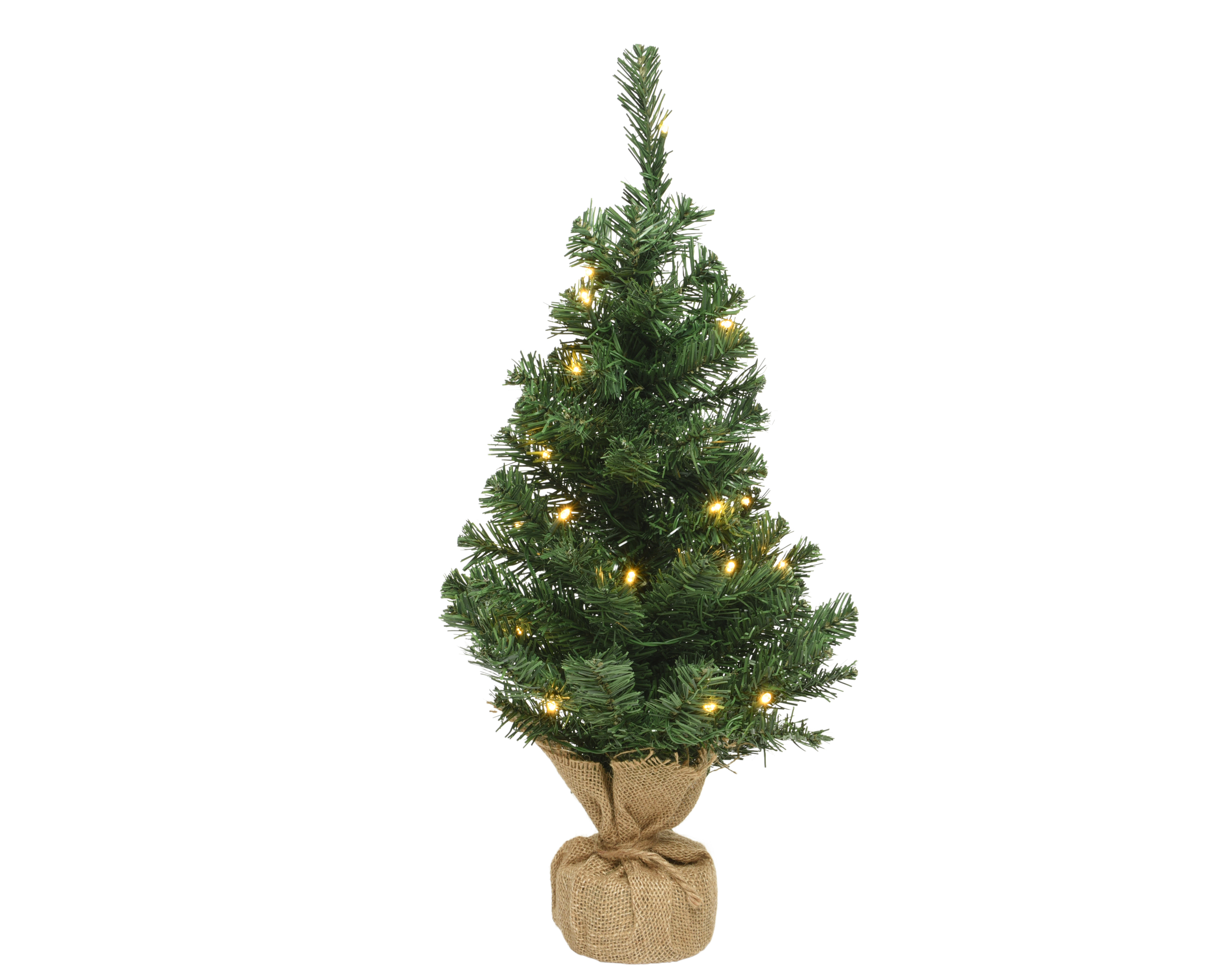 Kerstboom LED Imperial 60cm 20 leds - Warm Wit - 60 Tips - PVC