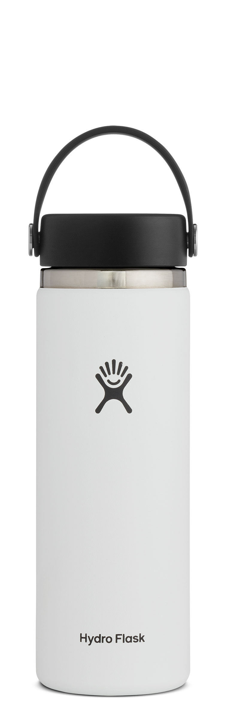 Hydro Flask Drinkfles Wide Mouth 2.0 20oz - Flex Cap - White