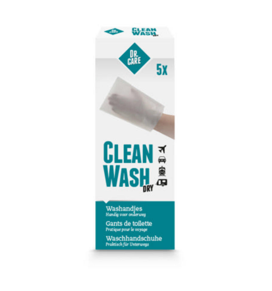 Clean Wash Wegwerpwashandjes set 5 stuks