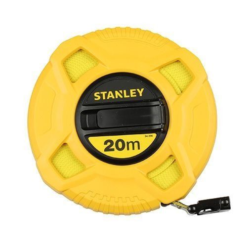 Stanley Landmeter Fiberglas 20 m, 12,7 mm gesloten kast
