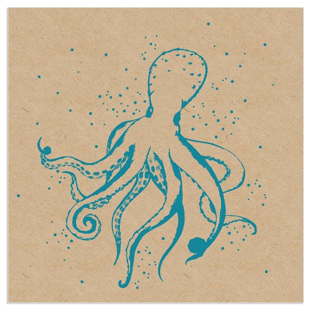 Artebene Servetten 33x33 cm Octopus - Organics