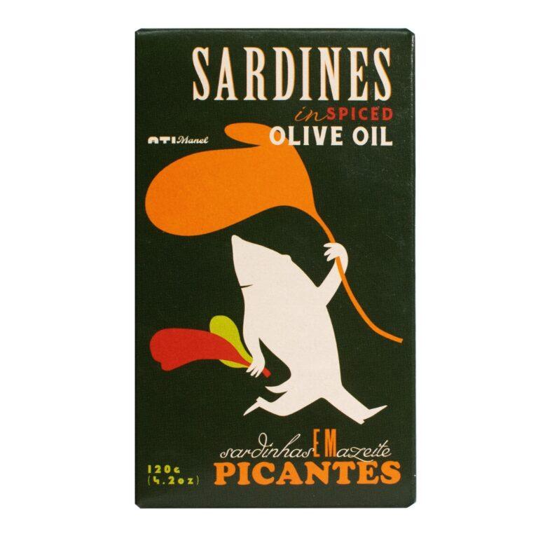 Ati Manel Sardientjes in Pittige Olijfolie 120g