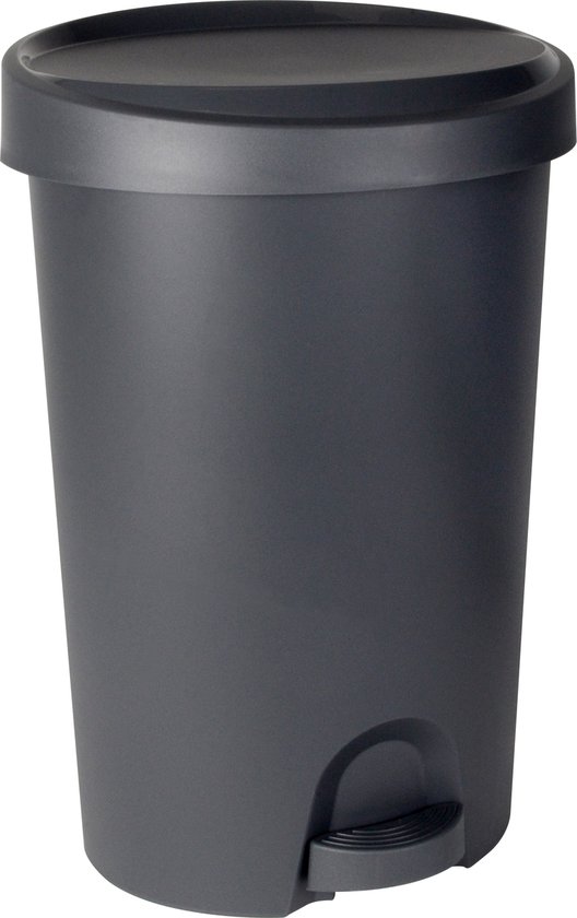 Pedaalemmer Stepy Antraciet 45l - 41x35x60 cm