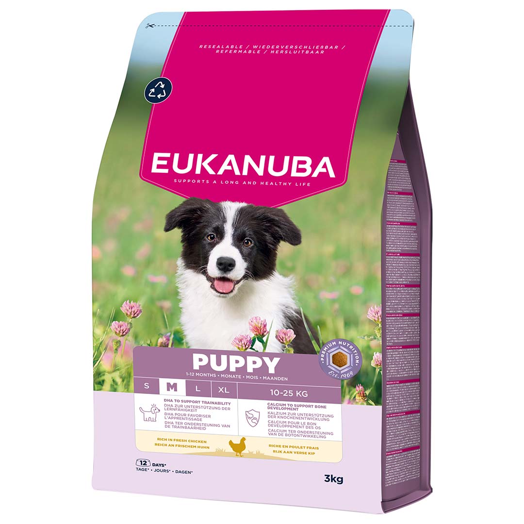 Eukanuba Hondenvoer Puppy Medium Kip 3 kg