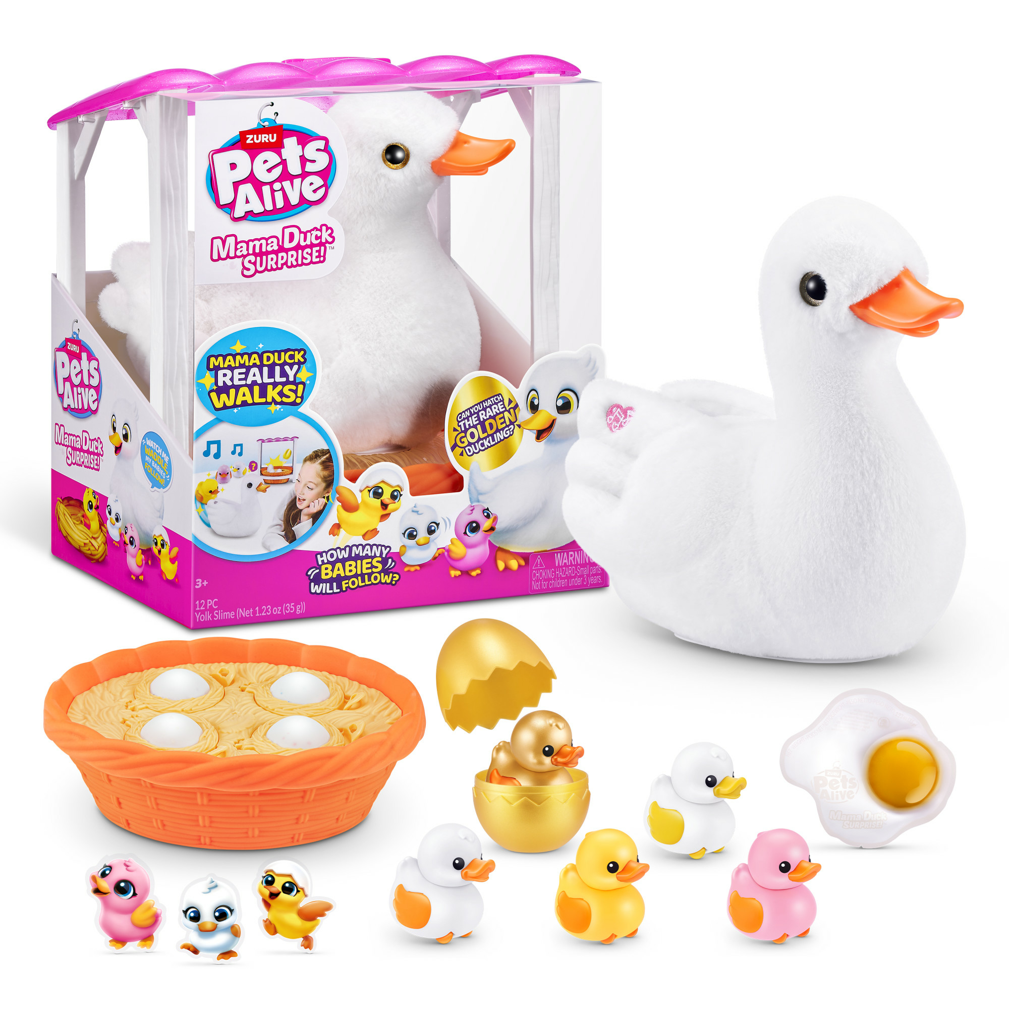 Pets Alive Mama Duck Surprise, Mama eend met kleintjes