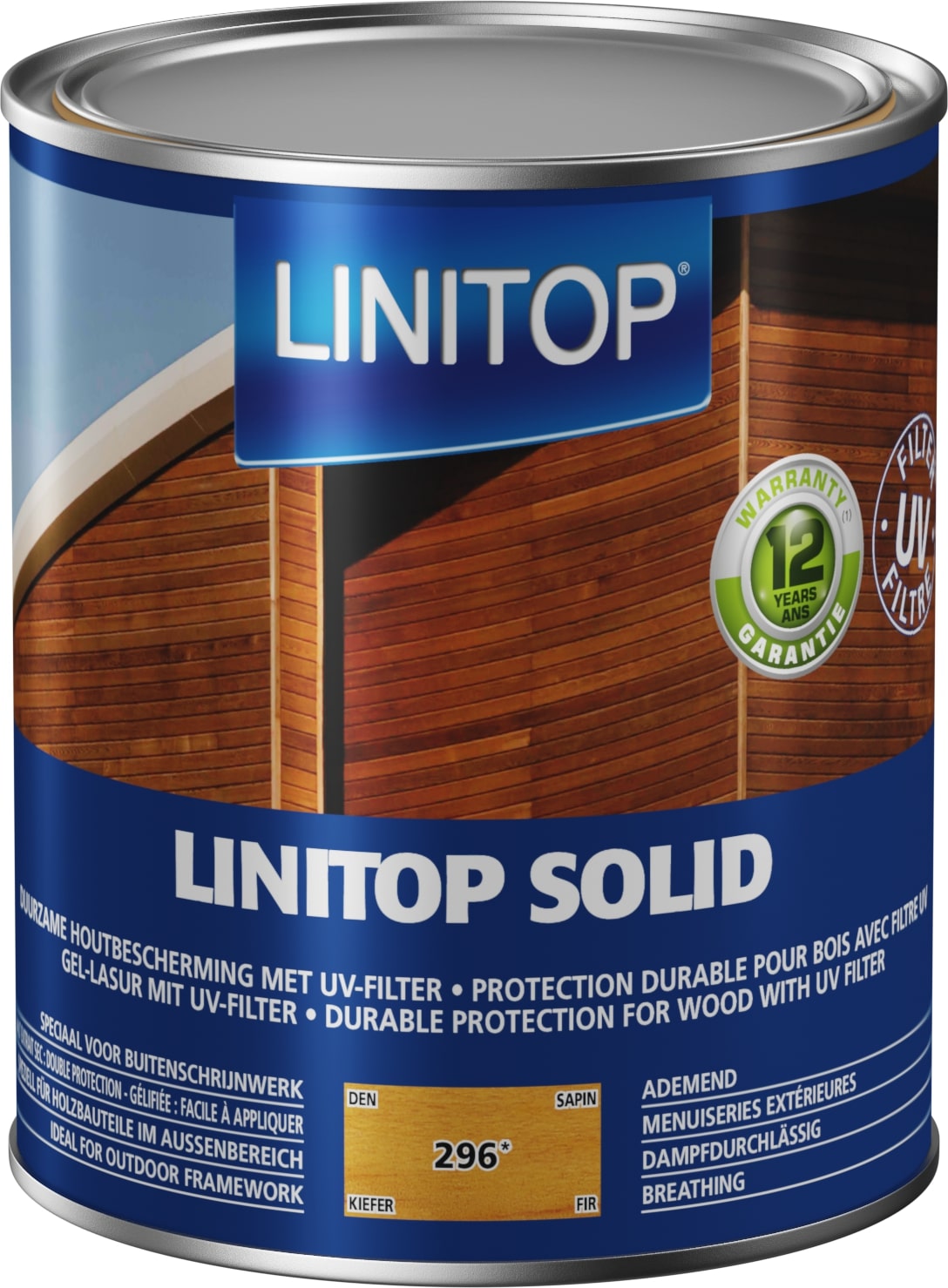 Linitop Solid 1 l Kleur 296 Den