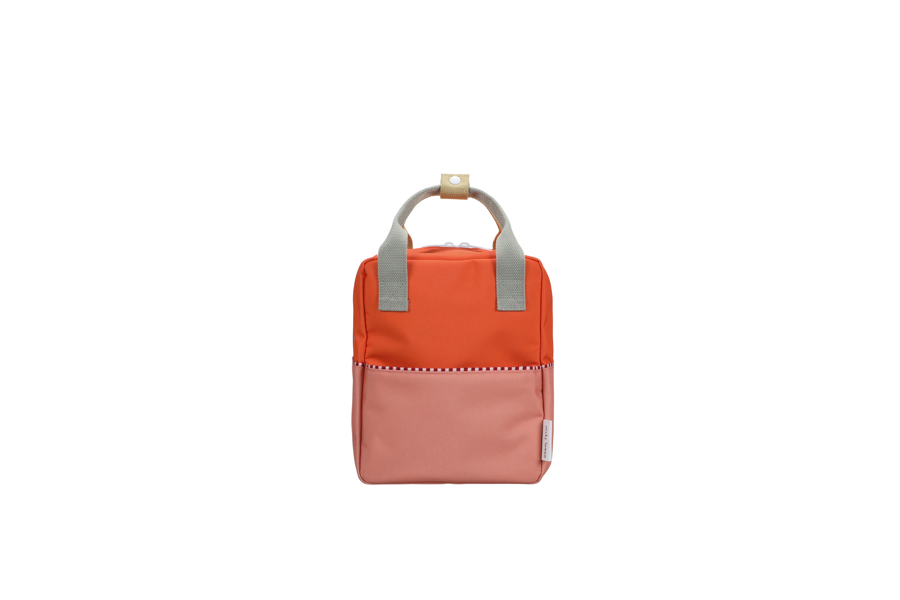 Sticky Lemon Rugzak small Wonders Colourblocking Lifebuoy Orange - Coral Pink 20x13x26 cm