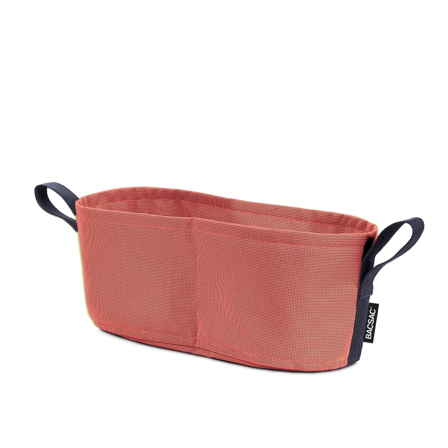 BACSAC Bloempot 8 l Baksteenrood 15x15x35 cm - met Handvaten