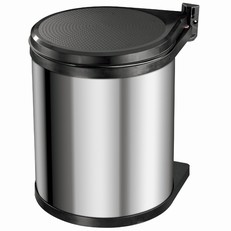 Hailo Afvalemmer Inbouw Compact-Box Inox 15 l