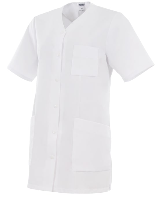 Alsico Stofjas Dames Km Wit 65% PES 35% CO 215 g large