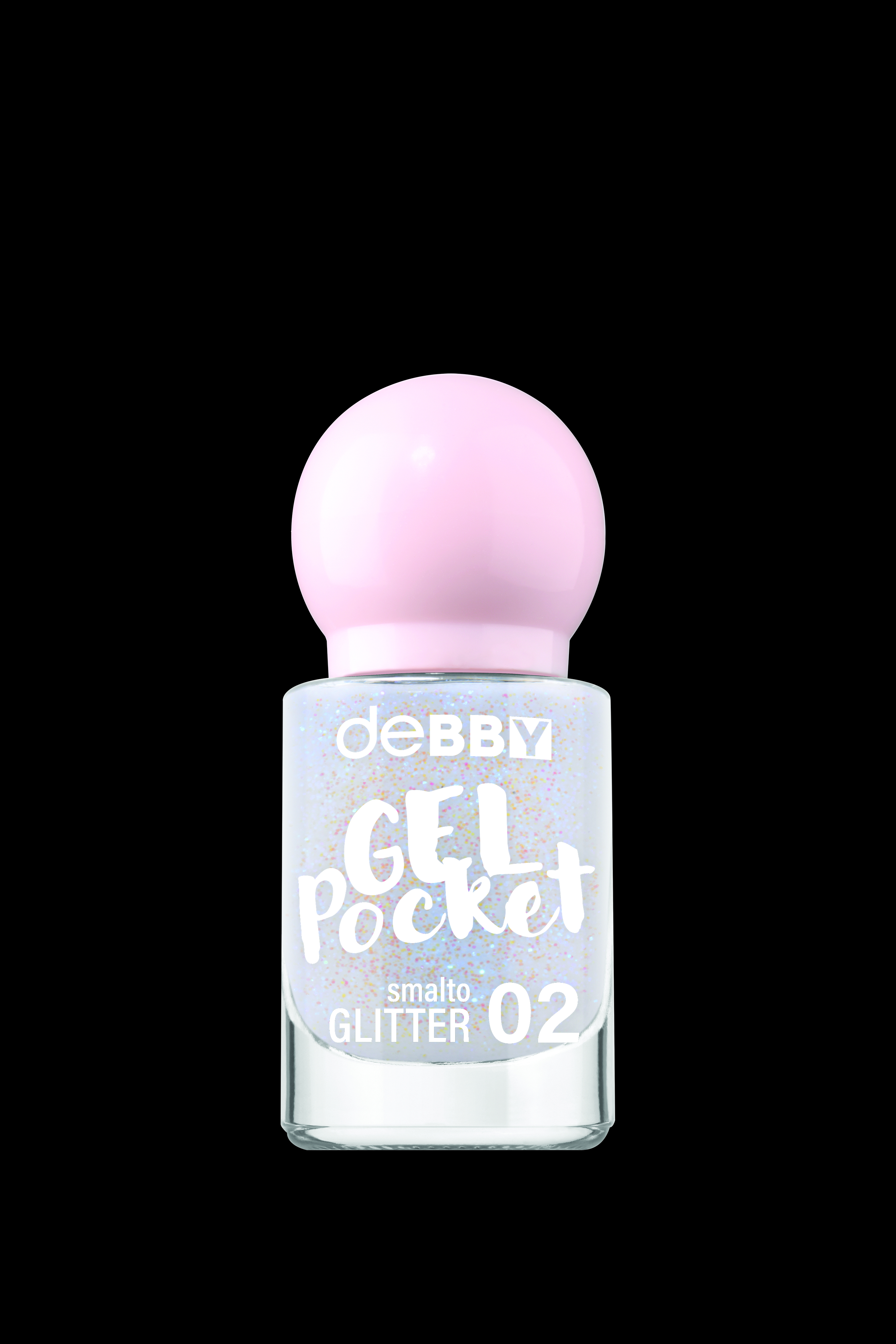 Debby Nagellak Gel Pocket - 02 Glitter Blue