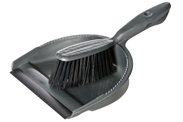 Cosy&Trendy Vuilblik met Handveger Limoen/Roze - assorti - prijs per stuk