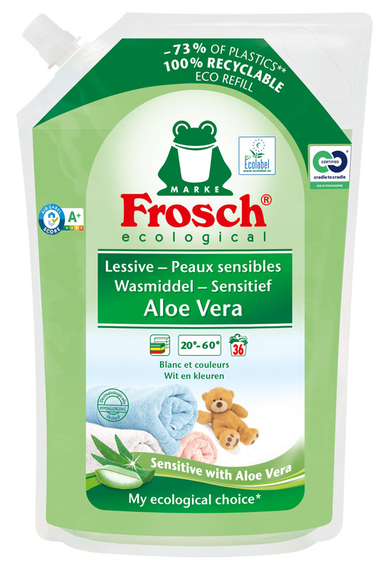 Frosch Wasmiddel Vloeibaar Aloe Vera 1.8 l - Navulling