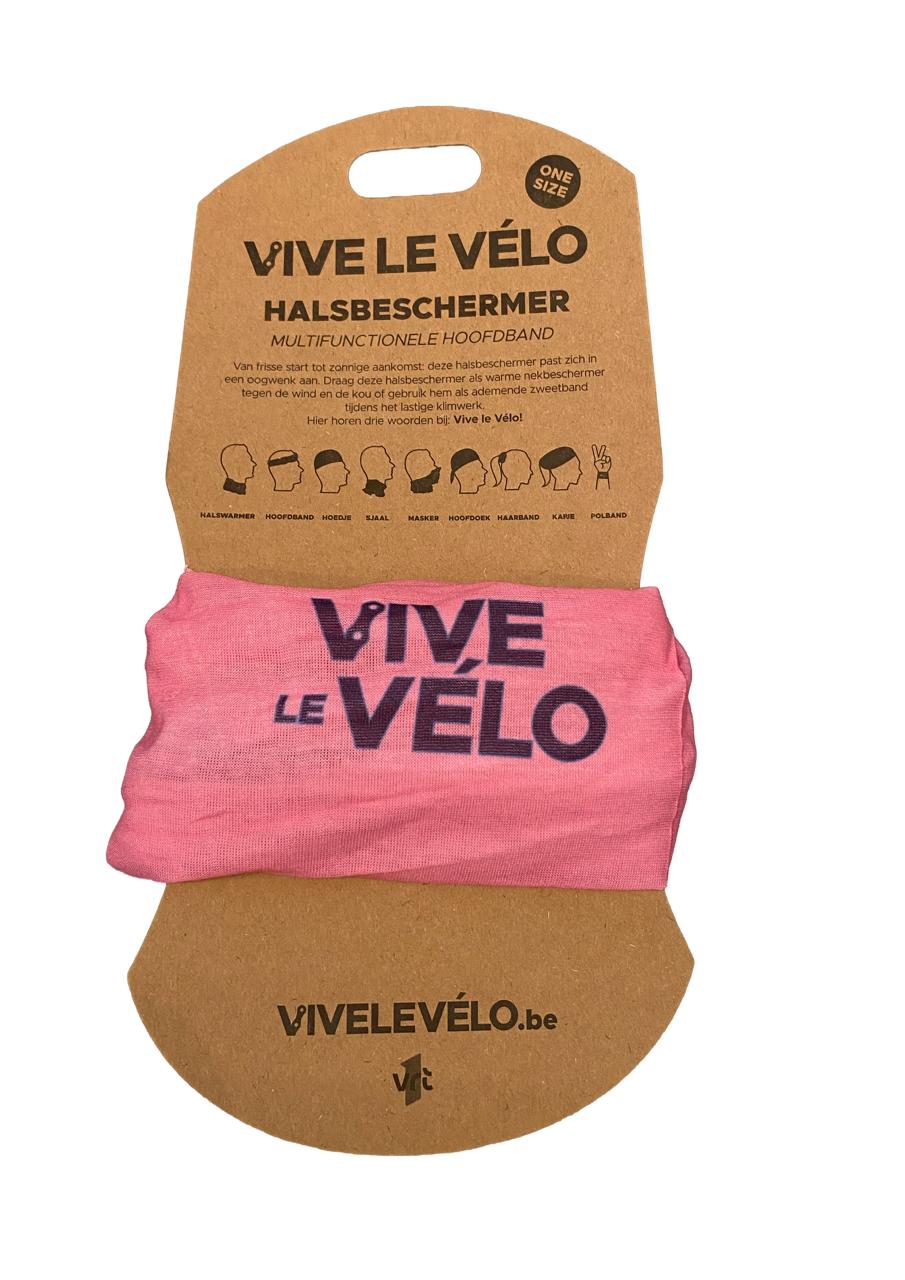 Vive le Vélo Buff - Halsbeschermer Vive le Vélo V-Icon Roze